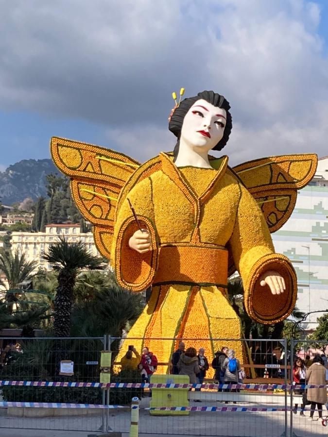 Studio Villa La Cigale Avec Grande Terrasse Menton Kültér fotó