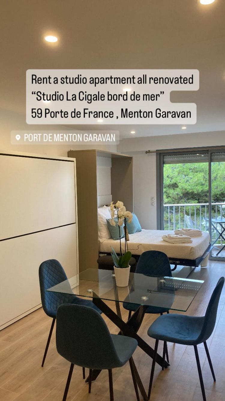 Studio Villa La Cigale Avec Grande Terrasse Menton Kültér fotó
